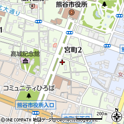 埼玉県熊谷市宮町2丁目175周辺の地図