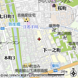 岐阜県高山市下一之町38周辺の地図