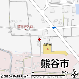 埼玉県熊谷市上之3109周辺の地図