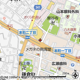 埼玉県熊谷市仲町75-2周辺の地図