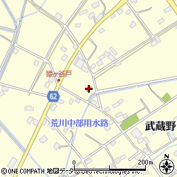埼玉県深谷市武蔵野3108周辺の地図