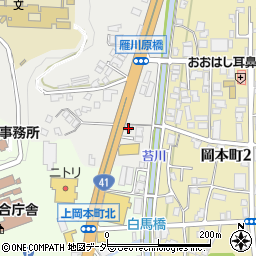 岐阜県高山市下岡本町1356周辺の地図
