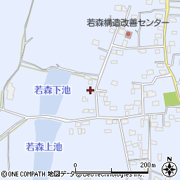 茨城県つくば市若森1339周辺の地図