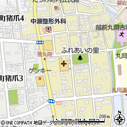 かじ惣丸岡インター店周辺の地図