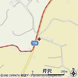 茨城県行方市芹沢574周辺の地図