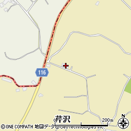 茨城県行方市芹沢582周辺の地図