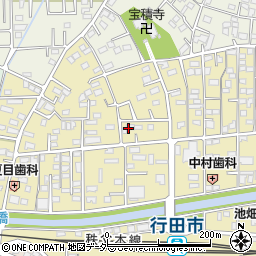 埼玉県行田市栄町6-36周辺の地図