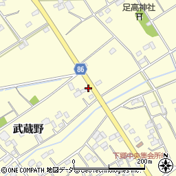 埼玉県深谷市武蔵野3163周辺の地図