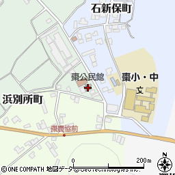 棗公民館周辺の地図