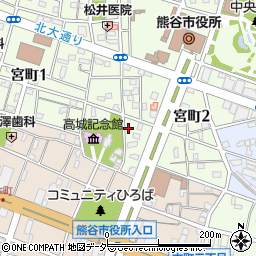 埼玉県熊谷市宮町2丁目103周辺の地図