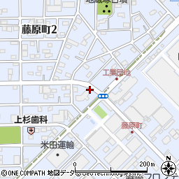 埼玉県行田市藤原町周辺の地図