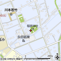 埼玉県深谷市長在家203周辺の地図