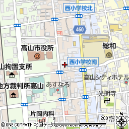 高山米穀協業組合初田町営業所周辺の地図