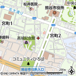 埼玉県熊谷市宮町2丁目107周辺の地図