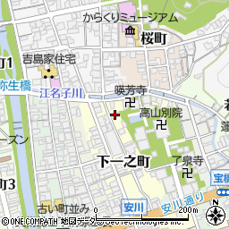 岐阜県高山市下一之町142周辺の地図