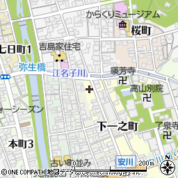 岐阜県高山市下一之町42周辺の地図