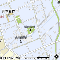 埼玉県深谷市長在家204周辺の地図