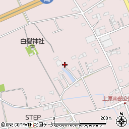 埼玉県深谷市上原304周辺の地図