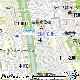 岐阜県高山市下三之町66周辺の地図