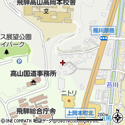 岐阜県高山市下岡本町1375-1周辺の地図