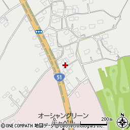 茨城県鉾田市大竹32周辺の地図