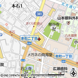 武蔵野銀行熊谷東支店 ＡＴＭ周辺の地図