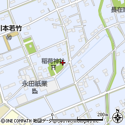 埼玉県深谷市長在家205周辺の地図