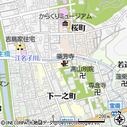 岐阜県高山市下一之町152周辺の地図