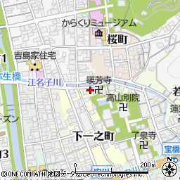 岐阜県高山市下一之町150周辺の地図