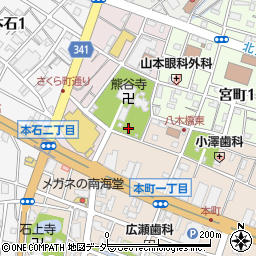 埼玉県熊谷市仲町43周辺の地図