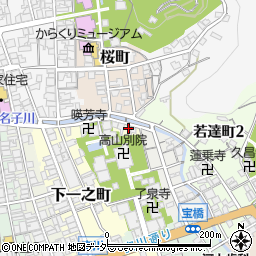岐阜県高山市下一之町163周辺の地図