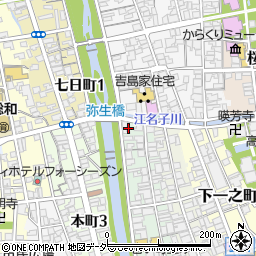 岐阜県高山市下三之町57周辺の地図