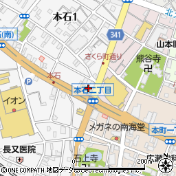 埼玉県熊谷市本石1丁目349周辺の地図