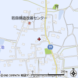 沢辺茨城堂周辺の地図