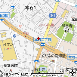 埼玉県熊谷市本石1丁目347周辺の地図