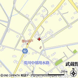 埼玉県深谷市武蔵野3110周辺の地図