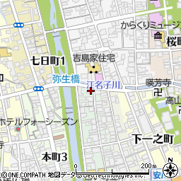 岐阜県高山市下三之町62周辺の地図