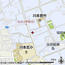 埼玉県深谷市長在家180周辺の地図