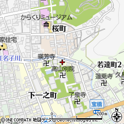 岐阜県高山市下一之町161周辺の地図