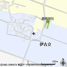茨城県下妻市伊古立247-2周辺の地図