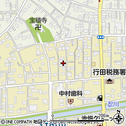 埼玉県行田市栄町10-40周辺の地図