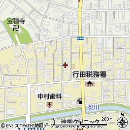 埼玉県行田市栄町14-9周辺の地図