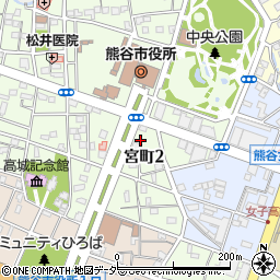 タイムズ熊谷宮町駐車場周辺の地図