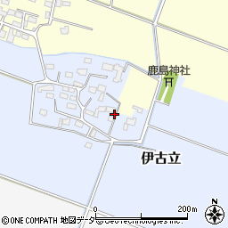 茨城県下妻市伊古立251周辺の地図
