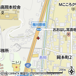 岐阜県高山市下岡本町1439周辺の地図