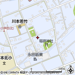 埼玉県深谷市長在家215周辺の地図