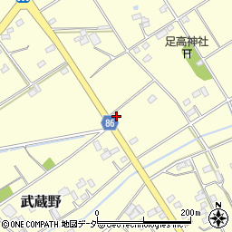 埼玉県深谷市武蔵野3271周辺の地図