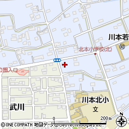 埼玉県深谷市長在家161周辺の地図