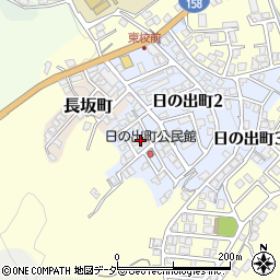 岐阜県高山市日の出町1丁目周辺の地図