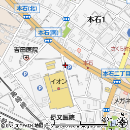 埼玉県熊谷市本石周辺の地図